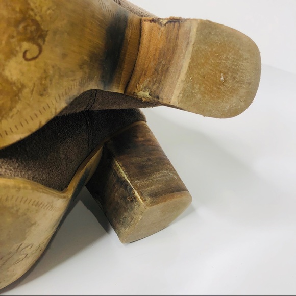 Splendid Suede Leather Ankle Boots 7 1/2 - Picture 13 of 13